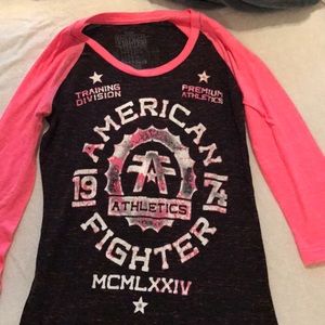 American Fighter 3/4 Tee